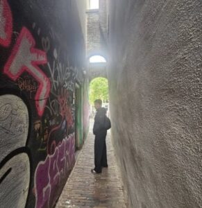 Jodi found a little hidden alley in Utrecht Netherlands
